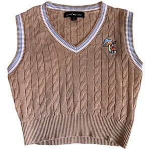 Mushroom Sweater Vest